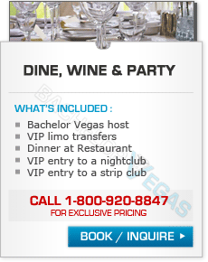 Las Vegas dinw wine and party