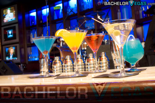Blue Martini signature coctails