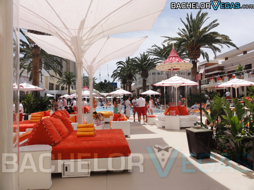 Encore Beach Club Pool Party ☀ Cabana Rental | Bachelor Vegas