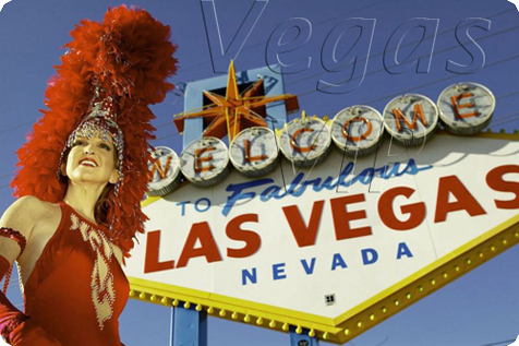 Las Vegas show girl. Las Vegas Online Entertainment Guide