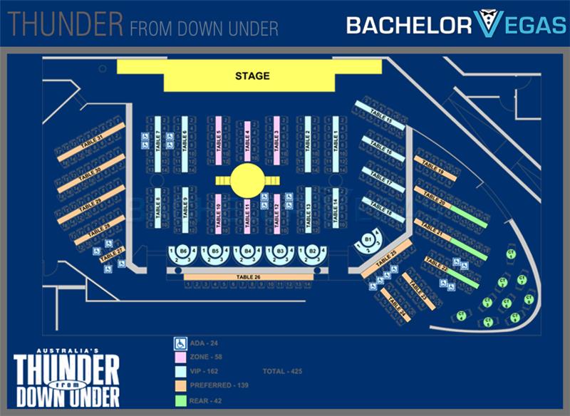 Thunder From Down Under table map