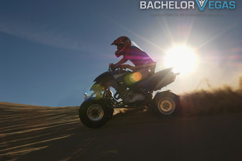 atv riding in the desert