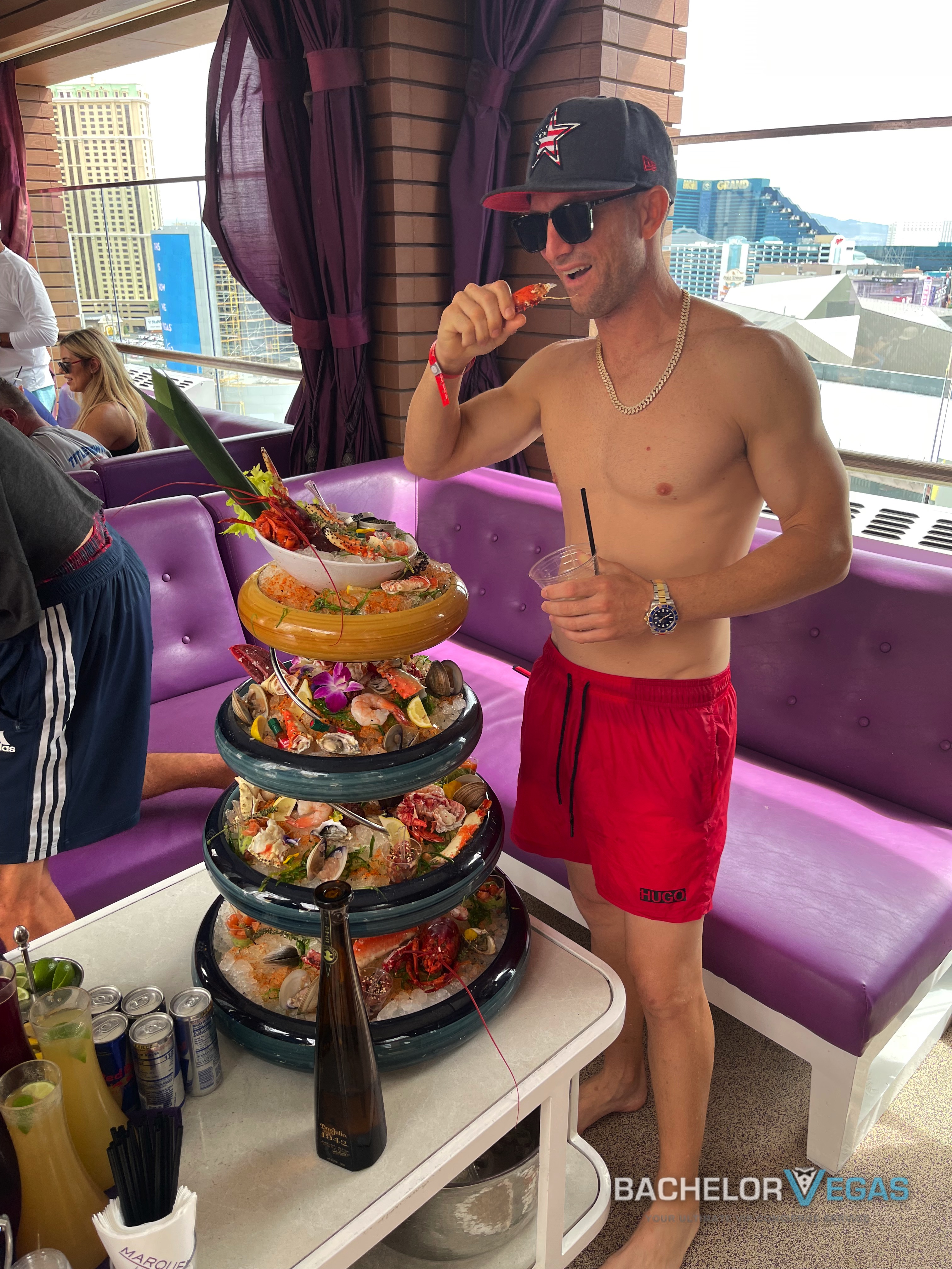 seafood tower marquee