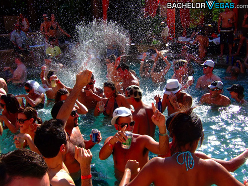 TAO Beach pool party Las Vegas