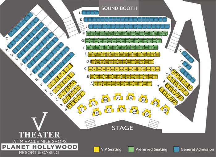 American Storm show seating