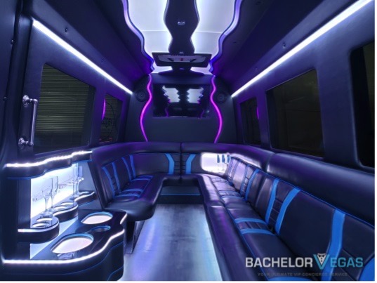 black sprinter inside