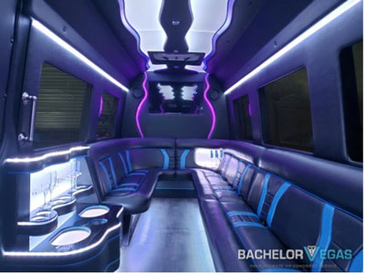 black sprinter inside