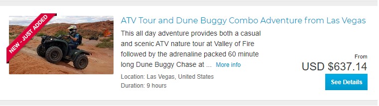 ATV Tour and Dune Buggy Combo Adventure from Las Vegas